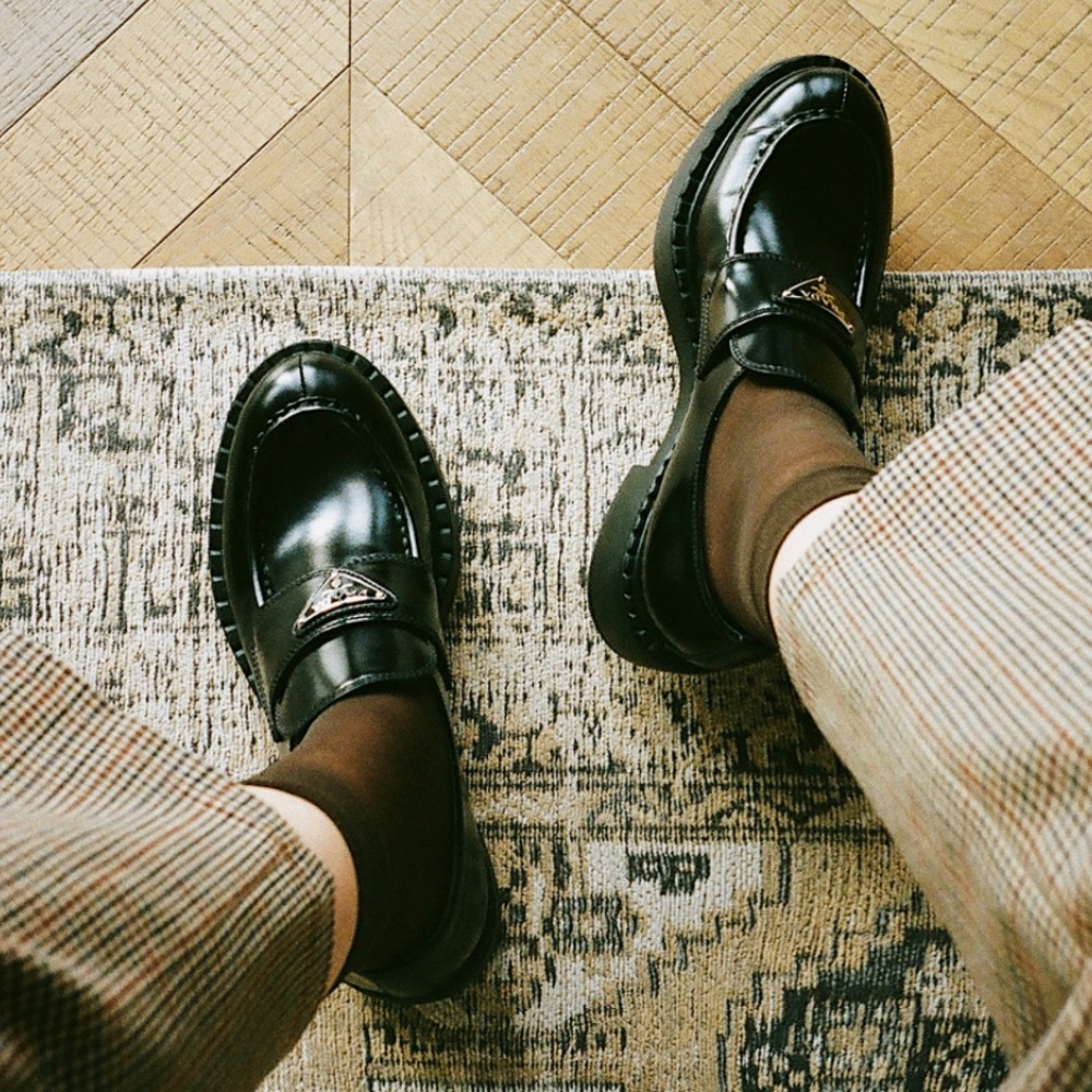 Prada Black Loafers